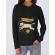 Hoodie dama cu gluga stay furrious negru