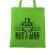 Sacosa din panza i like this tshirt verde mar