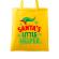 Sacosa din panza santas little helper galben