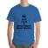 Tricou adler barbat impodobeste mama bradul albastru azuriu