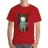 Tricou adler barbat little clown rosu