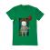 Tricou adler barbat little clown verde mediu