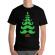 Tricou adler barbat moustache christmas tree negru