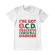 Tricou adler barbat obsessive christmas disorder alb