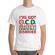 Tricou adler barbat obsessive christmas disorder alb