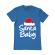 Tricou adler barbat santa baby albastru azuriu