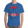 Tricou adler barbat santa helper albastru azuriu