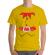 Tricou adler barbat santa helper galben