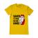 Tricou adler barbat santa is your homie galben