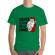 Tricou adler barbat santa is your homie verde mediu