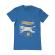 Tricou adler barbat stay furrious albastru azuriu