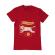 Tricou adler barbat stay furrious rosu