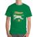 Tricou adler barbat stay furrious verde mediu