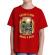 Tricou adler copil catch a fish rosu