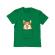 Tricou adler copil corgi in the pocket verde mediu