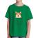 Tricou adler copil corgi in the pocket verde mediu