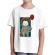 Tricou adler copil little clown alb