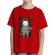 Tricou adler copil little clown rosu