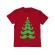 Tricou adler copil moustache christmas tree rosu