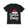 Tricou adler copil santa baby negru