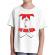 Tricou adler copil santa helper alb