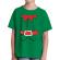 Tricou adler copil santa helper verde mediu