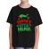 Tricou adler copil santas little helper negru
