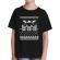 Tricou adler copil ski time negru