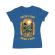 Tricou adler dama catch a fish albastru azuriu