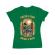 Tricou adler dama catch a fish verde mediu