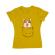 Tricou adler dama corgi in the pocket galben