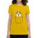Tricou adler dama corgi in the pocket galben