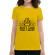Tricou adler dama i like this tshirt galben
