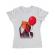Tricou adler dama it is deadpool alb
