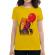 Tricou adler dama it is deadpool galben