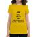 Tricou adler dama impodobeste mama bradul galben