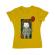 Tricou adler dama little clown galben