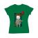 Tricou adler dama little clown verde mediu