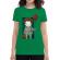 Tricou adler dama little clown verde mediu
