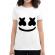 Tricou adler dama marshmello alb