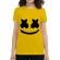 Tricou adler dama marshmello galben