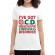 Tricou adler dama obsessive christmas disorder alb