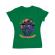 Tricou adler dama purr halloween verde mediu
