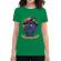 Tricou adler dama purr halloween verde mediu