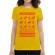 Tricou adler dama reindeers galben