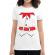 Tricou adler dama santa helper alb