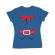 Tricou adler dama santa helper albastru azuriu