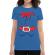 Tricou adler dama santa helper albastru azuriu