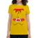 Tricou adler dama santa helper galben