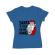 Tricou adler dama santa is your homie albastru azuriu